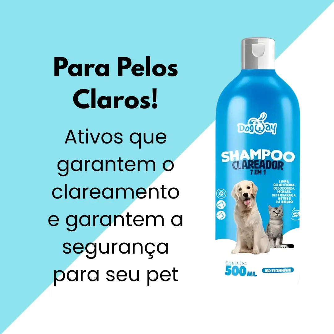 Shampoo Pelagem Branca - DogWay 500ml
