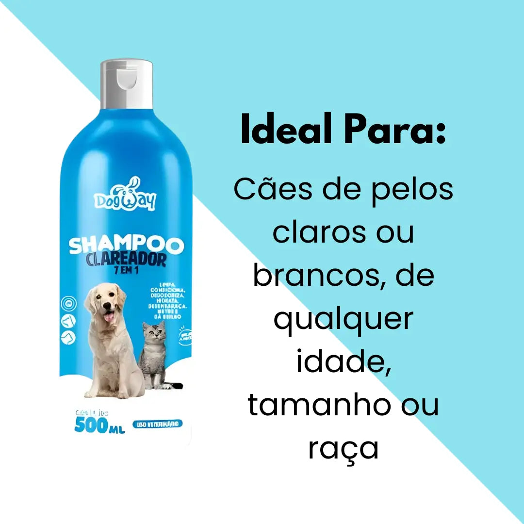 Shampoo Pelagem Branca - DogWay 500ml