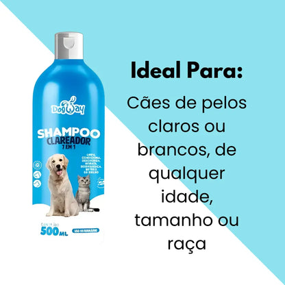 Shampoo Pelagem Branca - DogWay 500ml